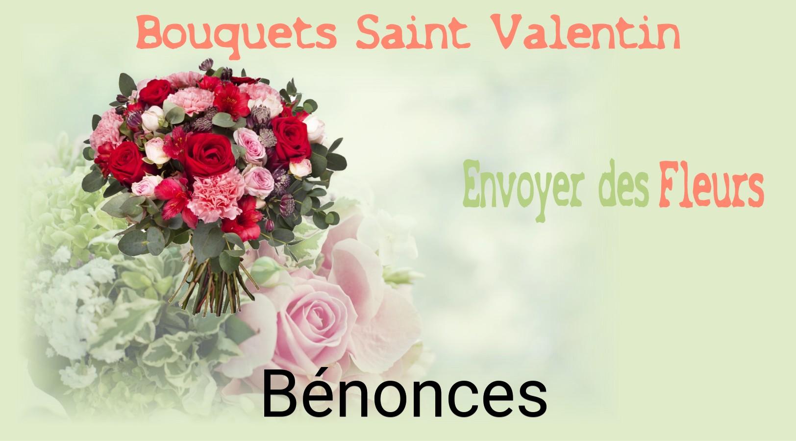 Roses de Saint-Valentin livrées à Bénonces